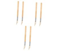Tofficu 3 Set Coltello per Lucidare Potere Kit Mini Abbagliante Oggetti Fotografici Le Affidabili Work Brunitore di Agata Strumento per Lucidare Gioielli in Agata bambù 2 Pezzi * 3