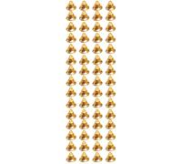 Tofficu 3 Set Piccola Campana Pendenti Natalizi Ciondolo Natalizio Bell Mini Campanelle per Torte Filo Decorazioni Natalizie con Campana Fai da Te Ornamento di Natale Golden 100 Pezzi * 3