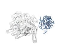 Tofficu 30 pezzi Kit Ganci Passanti Ferro Appendi e Specchi Leggeri con Incluse per e Facili da Installare e Resistenti