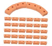 Tofficu 30 Pezzi Mini Mattoncini in Miniatura Finto Mattone per Modellismo Decorazioni Fatte a Mano per Tavoli da Sabbia Accessori per Paesaggio Mattoncini per Sviluppo Abilità Bambini