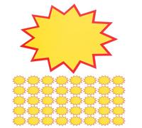 Tofficu 300 Pezzi Cartellini Prezzi Vuoti Stella per Negozi al Dettaglio Etichette Scrivibili per Supermercati Fiere e Eventi Promozionali