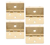 Tofficu 4 Pezzi Cerniere Vintage Tre Pieghe in Ferro per Ante Armadietti Cucina Montaggio da Design Robusto e Facile Installazione per Mobili e Porta