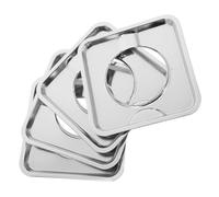 Tofficu 4 Pezzi Coperchio Fornello Vassoio Raccogligocce Vassoio Raccogligocce Per Fornello A Gas Leccarde Di Ricambio Leccarde Quadrate Vassoio Raccogligocce Quadrato Leccarda Per Piano