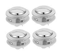 Tofficu 4 Pezzi Pulsanti Wc per Serbatoio Pulsante Resistente e Facile da Premere Accessorio Pratico per Bagno e Idrico