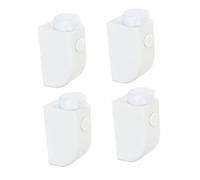 Tofficu 4 pezzi Sicurezza per Finestre Scorrevoli Limitatori Regolabili per Porte e Finestre Protezione per Animali Domestici Facile da Installare e Resistente