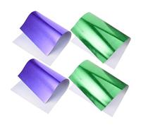 Tofficu 4 Pezzi Vinile Termoadesivo per T-Shirt e Vinile Flessibile Glow in The Dark per Progetti DIY Pellicola Sublimazione Resistente e Permanente