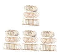 Tofficu 4 Set Carta della A Bordo in Pizzo Scrapbooking Paper Present Wrapping Paper Forniture per Diari d'Epoca Telaio Creazione Modello Cornici per Album Arredamento retrò 30 Pezzi*4