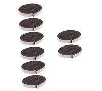 Tofficu 4 Set Tappetino Per Sedia Protettori Gamba Feltrini Adesivi Cursori Per Mobili Per Pavimenti in Legno Anti Slip Cursori Di Mobili Per Tappeto Pad Pad Provato Marrone 2 Pezzi*4
