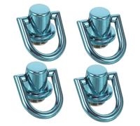 Tofficu 4pezzi d Rings Zinco per Borse Rivetti Vite per Accessori Moda per Borse Spalla e Progetti Fai da Te Colore Blu