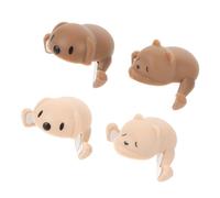 Tofficu 4pezzi Protezioni Angolari per Mobili Protezioni Morbide Silicone Forma Animale Cane Orso Adatto Angoli Diversi Mobili Comode Installare Rimuovere