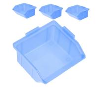 Tofficu 4pezzi Scatola Per Magazzino in Plastica Custodia Per e Utensili Multifunzionale Scatola Per Conservazione Di Articoli Ricambio Organizer Per Selezione Di Articoli