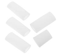 Tofficu 5 Pezzi per le protezioni per le punte delle in silicone protezioni per le per colla a caldo protezioni per le per le ferite Gel di silice bianca