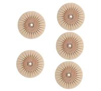 Tofficu 5 Pezzi Spazzola Rotonda per Lucidatura con Core Spazzola per Pulizia Crepe e Fughe su Superfici Rimozione Ruggine per Trapano File Setole Morbide