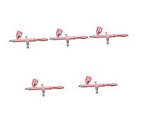 Tofficu 5 Pz a Spruzzo Aerografo da Forno per Torte Torta Piccolo Aerografo Mini Spruzzatore di Vernice Torta Regolabile Supporto per Torta Topper per Torta Alluminio Anodizzato