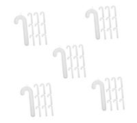 Tofficu 5 Set Addobbi Natalizi Oggetti di Scena per Decorazioni Natalizie Decorazione Neutra Ornamenti in E Nero Tovaglia di Halloween Gonfiabile Natale Bianca Schiuma 10 Pezzi * 5