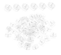 Tofficu 50 Pezzi Fibbia di Regolazione Elastica Kit Attiva/Disattiva Le Serrature del Cavo del Tappo Tenditore Fermacavo Morsetto con Coulisse Mini Corde Elastiche Plastica
