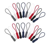Tofficu 50 pezzi Tiralampo per Cerniera Colorati per Valigie Estensioni Zip Resistenti e Facili da Installare Sostituzione Cursori Zip per Borse e