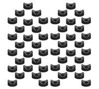 Tofficu 50 Rondelle Curve in Plastica per Deambulatori Distanziatori a Sella Antigraffio per Tubi Ф19, Set da 50 Pezzi, Accessori di Ricambio per Ausili alla Mobilità, Adatti per