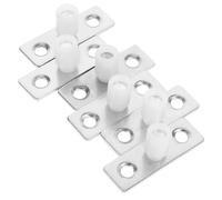 Tofficu 6 Pezzi Guide Scorrevoli per Porte Fienile Guida Pavimento Inferiore con Asse Heavy-duty per Armadi Scorrevoli Installazione Semplice Scorrimento Silenzioso e Resistente