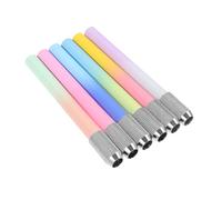 Tofficu 6 Pezzi Pencil Extension Sleeves With Firm Grip Plastic Sketch Pencil Extenders Modern Gradient Design Stable And Waste Reducing For School And Office