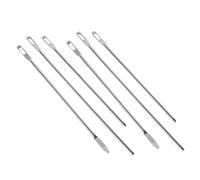 Tofficu 6 Pezzi Strumenti Infila Cordoncino in Metallo per Cucito DIY Multi per Cinture Elastici e Filo Compatto e Resistente per Quotidiano e Progetti di Ricamo