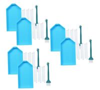 Tofficu 6 Set Set Vassoio Sub-Trapano Arte Perlina Adesivi Cacciatori Sottobicchieri Diamante Tavolo Artistico con Diamanti Vassoio di Smistamento delle Perline Sciolto Plastica Sky-Blue