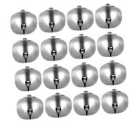 Tofficu 60 Pezzi Campanellini Natalizi Argento Decorativi per Albero e Feste Accessori per Decorazioni Casa e Artigianato