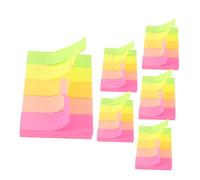 Tofficu 600 Pezzi Sticky Index Tabs Piccoli Segnalibri Colorati Adesivi per Annotare Libri e Organizzare Quaderni Etichette Autoadesive Versatili per Scuola Ufficio e Casa