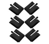 Tofficu 6pezzi Supporto per Microfono in Metallo da Clip per Microfono per Radio Cb Supporto per Ricetrasmettitore Mobile Semplifica Installazione