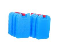 Tofficu 8 Pezzi Borsa del Ghiaccio Riutilizzabile in PE Compatta e Portatile per Bevande e Soda, per Ufficio e Colazione, Colore Blu