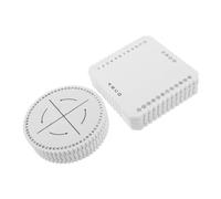 Tofficu 8 Pezzi Kumihimo Braiding Disk in Schiuma Piatti Tondi e Quadrati con Strumenti Portatili per Manuale Braccialetti Collane e Accessori Fai da Te