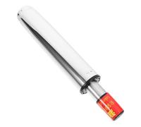 Tofficu Accessori dell'asta di pressione d'aria sgabello da bar con alzata a gas cilindro della seggiovia sostituzione cilindro sedia da ufficio Placcatura in acciaio Argento