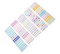 Tofficu Adesivi Strass Colorati 5 Pezzi Autoadesivi per Fai da Te, Decorazioni Scrapbooking e Lavoretti, Cristalli di Acrilico Brillanti per Uso Domestico e Festivo Colore Colore Casuale