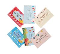 Tofficu Biglietto di Auguri per Pensionamento con Busta di Carta Decorazione per Festa di Congedo Materiale Stabile e Design Elegante per Evento di Pensionamento