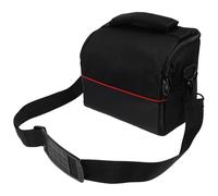 Tofficu Borsa per Fotocamera Dslr Compatta Nera Tracolla Singola, Resistente e Leggera, Tasca Laterale in Rete per Accessori, Protezione Antipolvere e Antigraffio, per Fotografia Outdoor