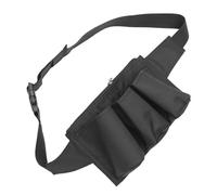 Tofficu Borsa per utensili per la pulizia custodia per appendere il giardino attrezzo Vita Cintura marsupio da giardino Custodia sospesa marsupi per attrezzi da giardinaggio rete Nero