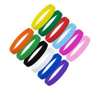 Tofficu Braccialetti in Silicone e Gomma Colorati 12 Pezzi per e Adulti, Accessori per Feste Compleanno Halloween Natale, Bomboniere Leggeri e Delicati sulla Pelle