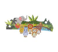 Tofficu Burattini per Dita per Giocattoli per Raccontare Marionette Miniature per Giochi Educativi Giocattoli con Animali