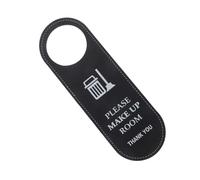 Tofficu Cartello Porta Doppia Faccia in Pu Non Disturbare e Prego Riordina Stanza Per Hotel Camera e Ufficio Segnaletica Stato Camera Compatibile Con Maniglie Varie Dimensioni