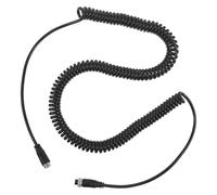 Tofficu Cavo di Prolunga a Molla in Plastica e Lega per Telecamera di Retromarcia Nero Assorbimento Urti per Veicoli Commerciali e Rv Viaggi a Lunga Distanza