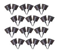 Tofficu Cestini Nutrizionali per Bonsai in Plastica Coperchio, 30 Pezzi, per Semina e Coltivazione di Orchidee e Piante da Vaso, Contenitori per Fertilizzanti e Accessori Giardino