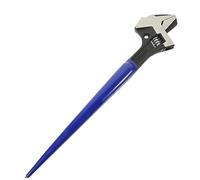 Tofficu Chiave Giratubi Regolabile con Ganascia Reversibile e Coda Continuo Antiscivolo Finitura Fosfato Nero Set Spud Wrench Multifunzionale con Testa Martello