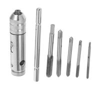 Tofficu Chiavi Cricchetto T Handle Regolabile per Maschiatura Strumento per Filettatura con Maniglia Compatibile con Maschi Alta Precisione e Robusto per Professionisti e da Te