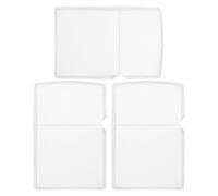 Tofficu Cigarette lighter sleeve trasparente, 3 pezzi, plastica resistente, installazione facile, compatibile con Zippo, per campeggio