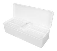 Tofficu Contenitore di Plastica per Batterie Aa Aaa a Bottone, Custodia Portaoggetti Doppio Strato Chiusura di Sicurezza, Organizer Compatto Portatile per Stoccaggio e Trasporto