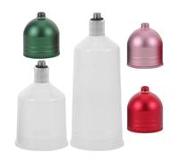 Tofficu Contenitori per Vernice Aerografo da 5 Pezzi in Plastica Ugello Resistente, Tazze da 20 e 40 MM per Verniciatura a Spruzzo e Applicazioni Nail Art