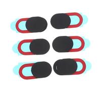 Tofficu Copertura Per Webcam Slider 6 Pezzi, Protezione Privacy Ovale Per Laptop, Tablet e Smartphone, Resistente e Compatta, Per Uso Quotidiano e Sicurezza Digitale