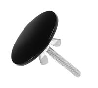 Tofficu Copriforo in Metallo per Rubinetto Lavabo, Tappo Foro Lavello Cucina, Copertura Decorativa per Lavandino Bagno, Accessori per Lavelli da Cucina, Dimensioni 11-45 MM Nero
