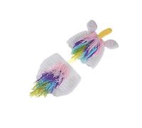 Tofficu Costume Fotografico Unicorno Rosa Lavorata Mano Cappello e Confortevole per Foto Primi Abbigliamento Unisex Morbido e Avvolgente