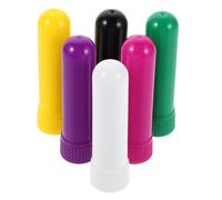 Tofficu Diffusore di Aromi Nasali Tubo Vuoto 6 Pezzi in Plastica per Oli Essenziali, Bastoncini per Inalazione Accessori per Migliorare Sonno e Rilassamento Notturno